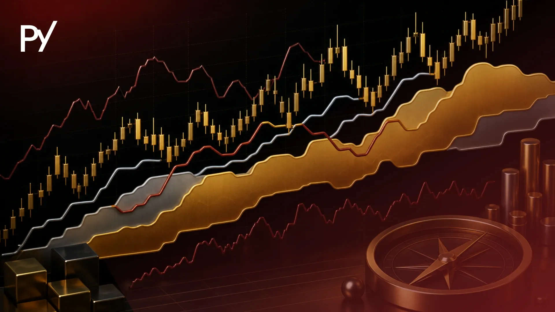 Ichimoku Cloud formula indicator chart breakdown showing Tenkan Kijun and Kumo components.