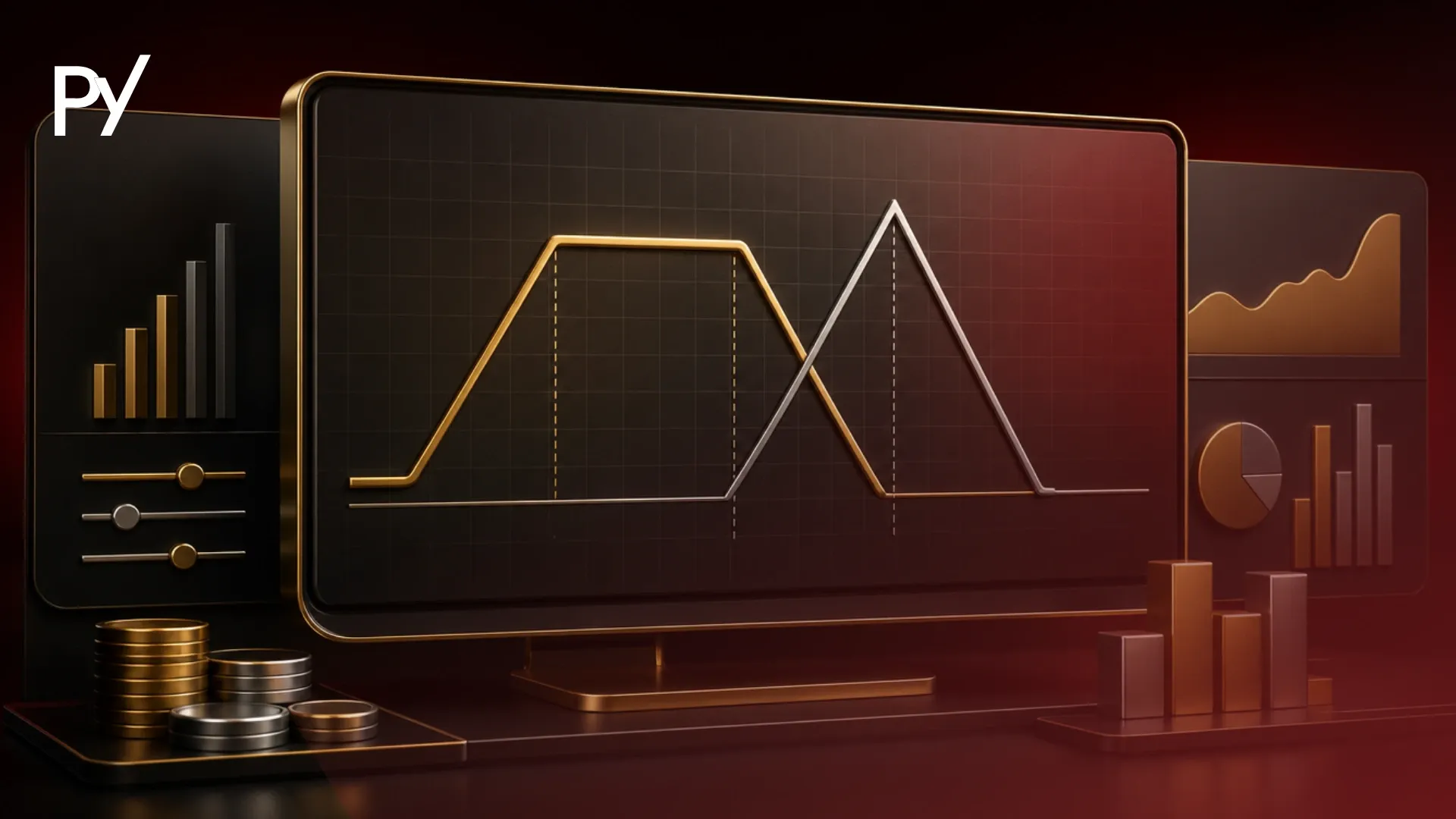 Iron condor vs iron butterfly options strategy comparison payoff diagrams on a clean chart display.