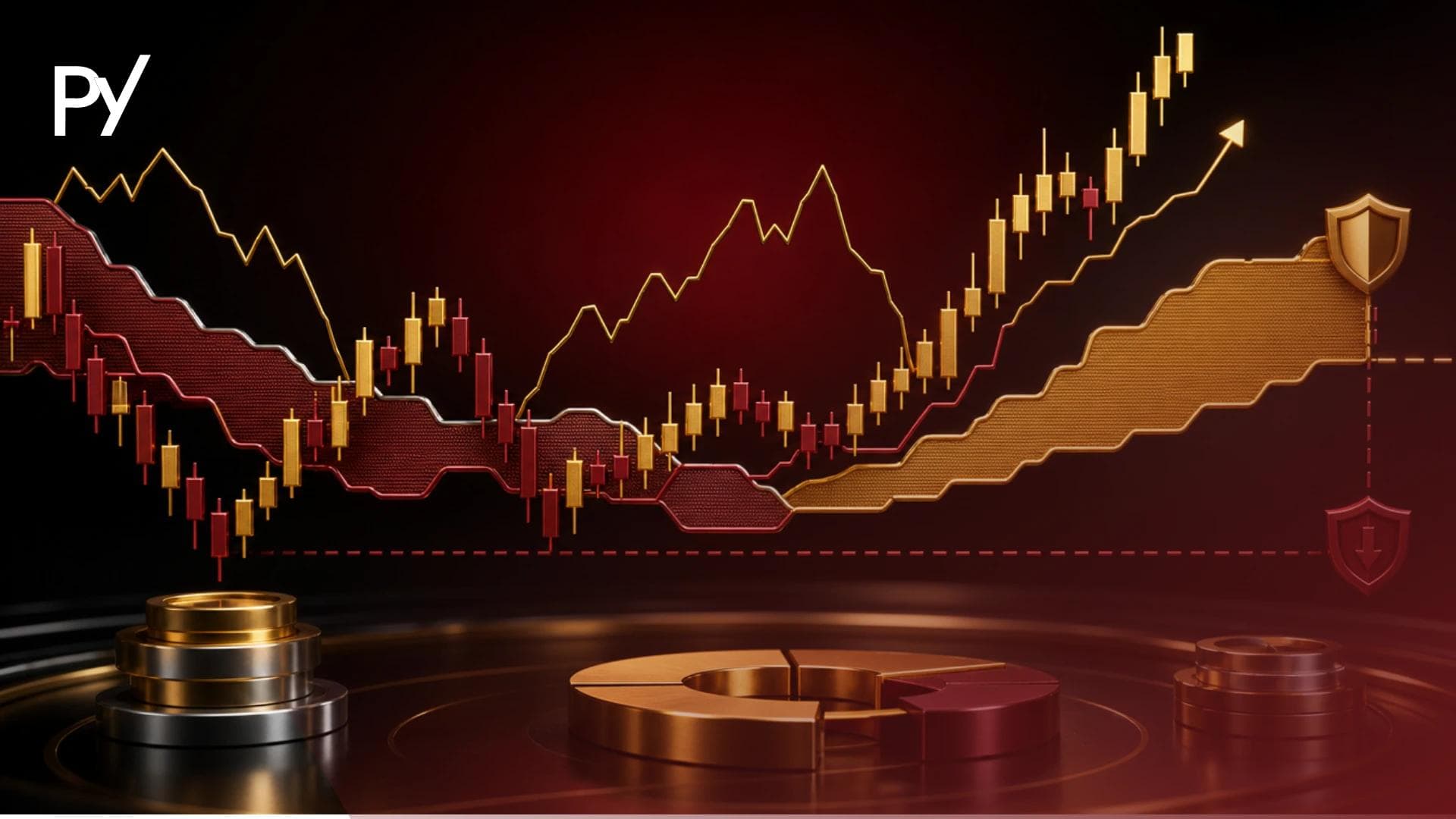 Ichimoku Cloud success rate chart showing Kumo cloud breakouts and prop trading risk limits.
