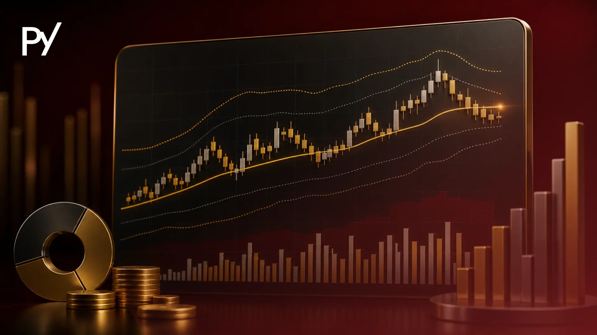 Conceptual cover illustration of Volume-Weighted Average Price (VWAP) and standard deviation bands for intraday execution.