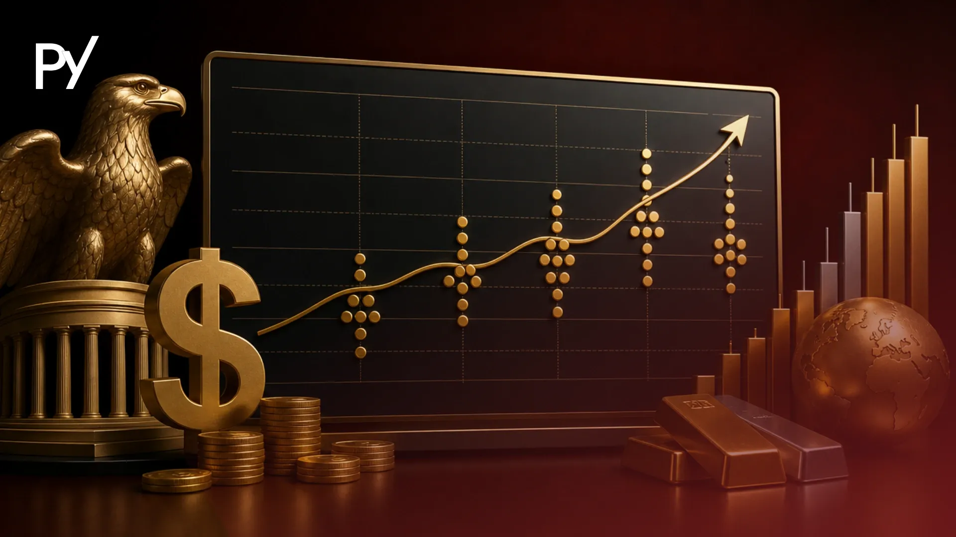 Federal Reserve FOMC dot plot summary chart showing projected interest rate levels for 2026 and 2027.