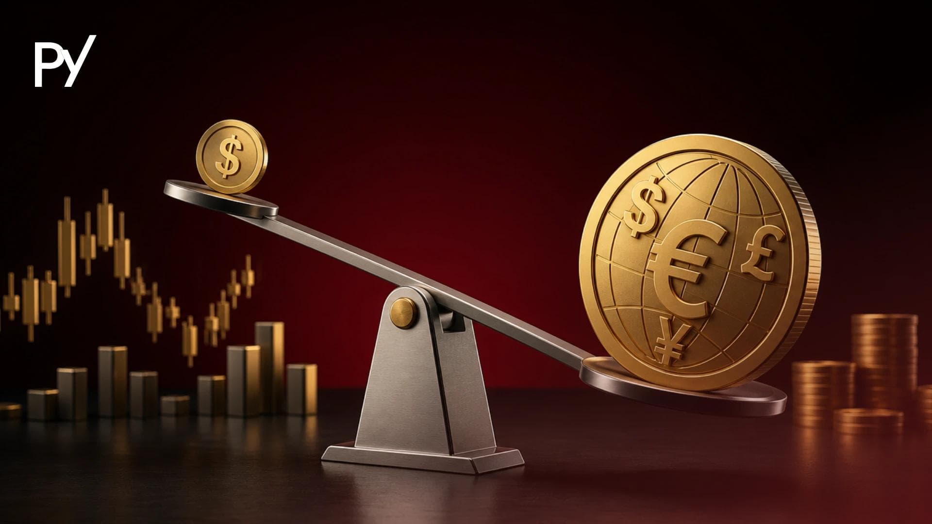 Leverage in forex trading diagram showing margin collateral controlling position size.